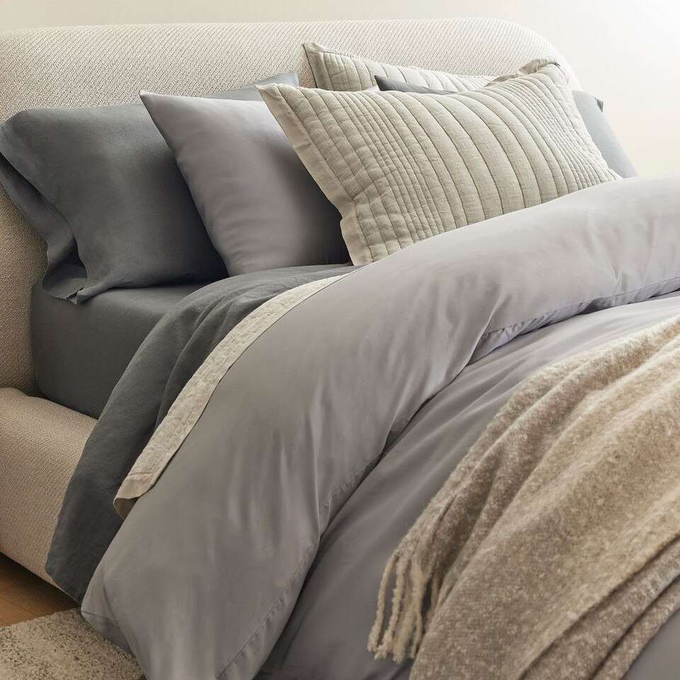 Silky TENCEL™ Quilt Cover & Pillowcases West Elm Australia